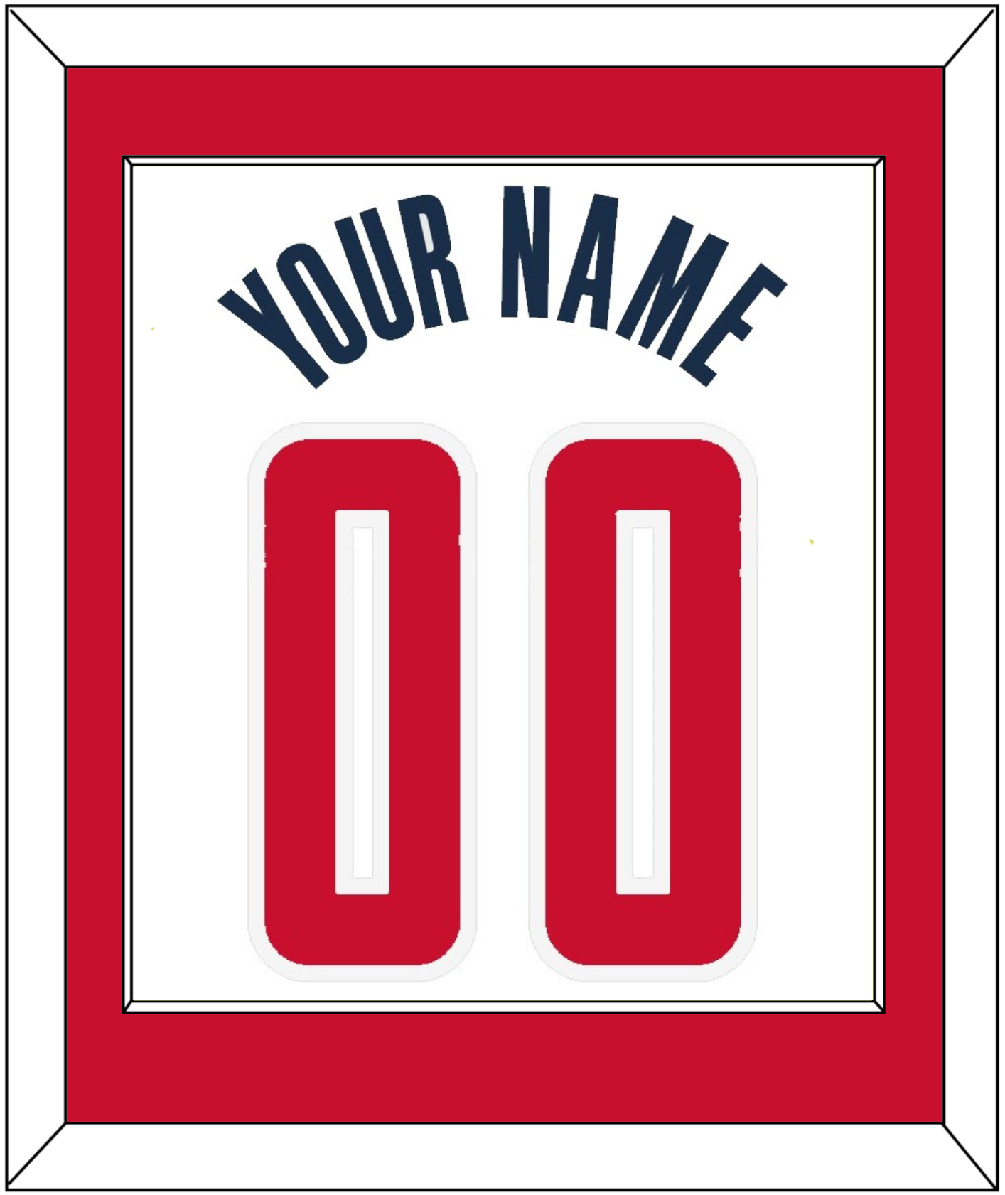 Washington Name & Number - White Association - Essential Tier 2