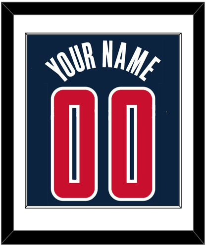 Washington Name & Number - Blue Icon - Essential Tier 1