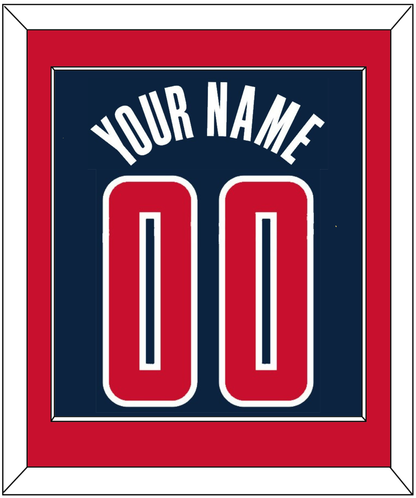 Washington Name & Number - Blue Icon - Essential Tier 2