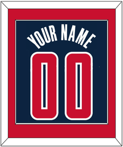 Washington Name & Number - Blue Icon - Single Mat 2