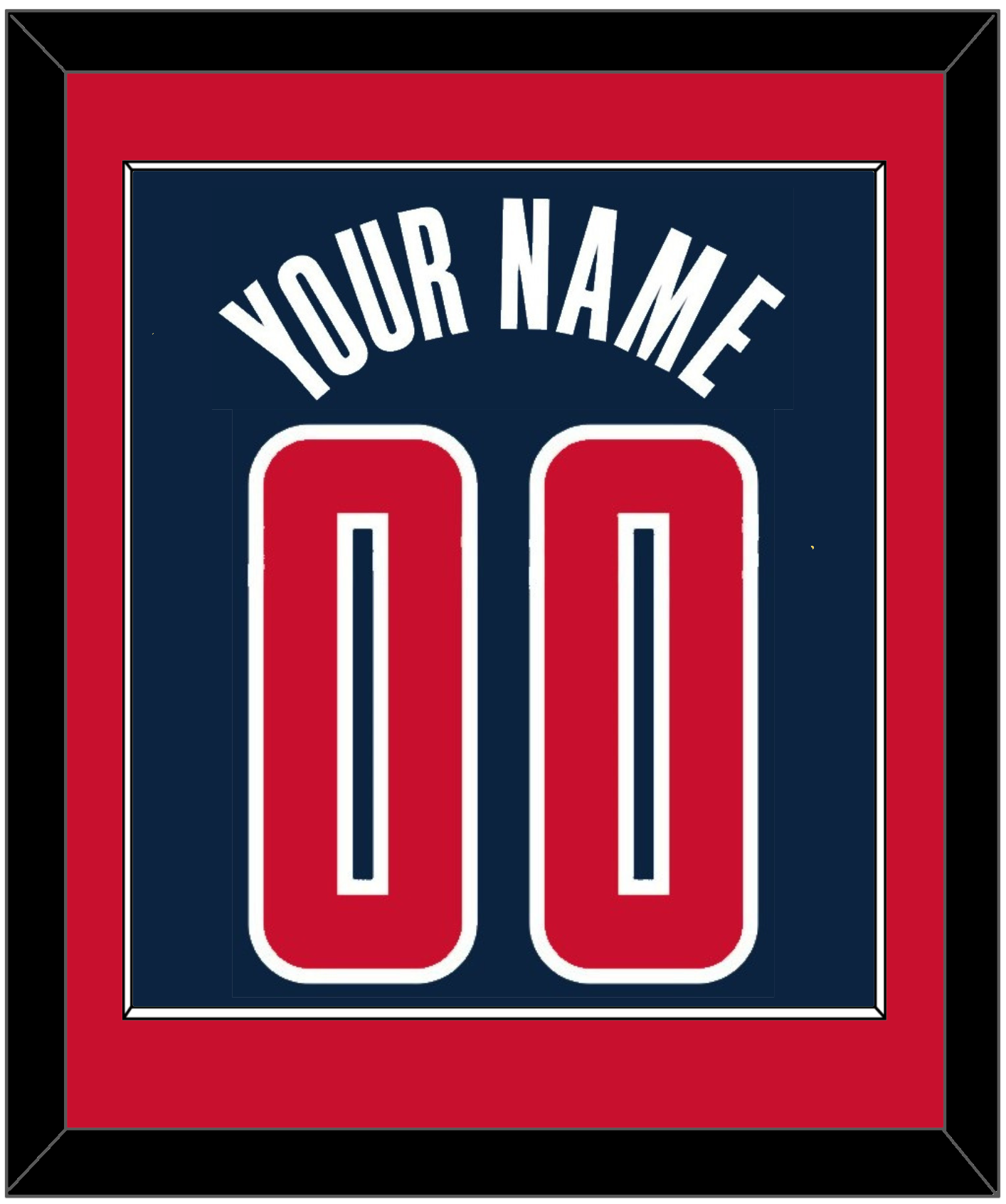 Washington Name & Number - Blue Icon - Essential Tier 2