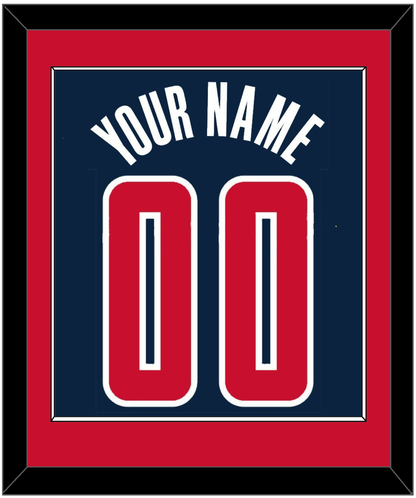 Washington Name & Number - Blue Icon - Essential Tier 2