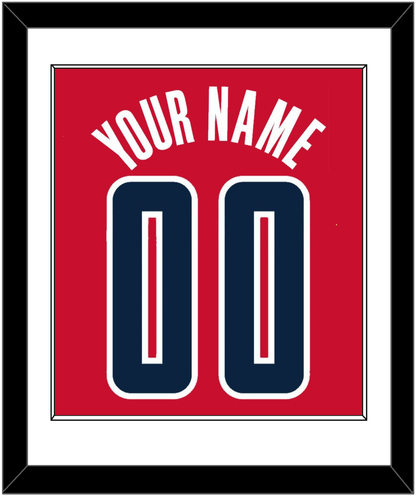 Washington Name & Number - Red Statement - Essential Tier 1