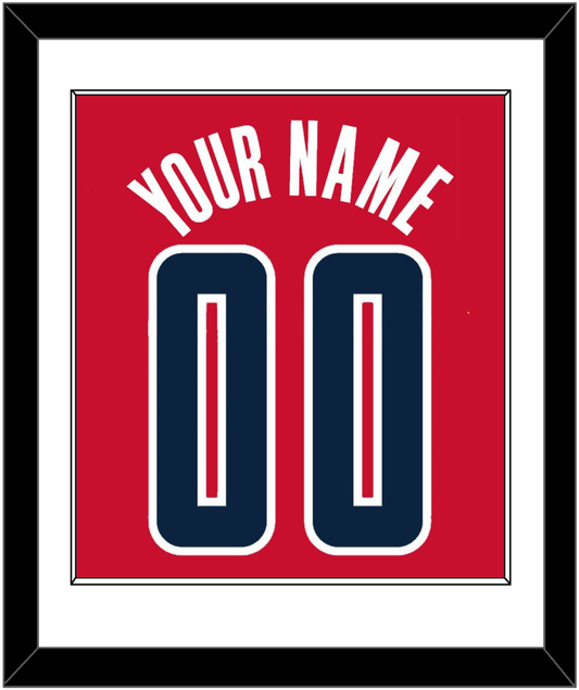 Washington Name & Number - Red Statement - Essential Tier 1