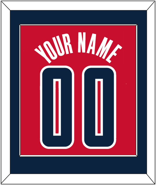Washington Name & Number - Red Statement - Essential Tier 2