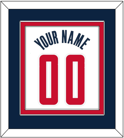 Washington Name & Number - White Association - Signature Tier 3