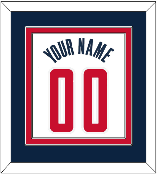 Washington Name & Number - White Association - Signature Tier 3