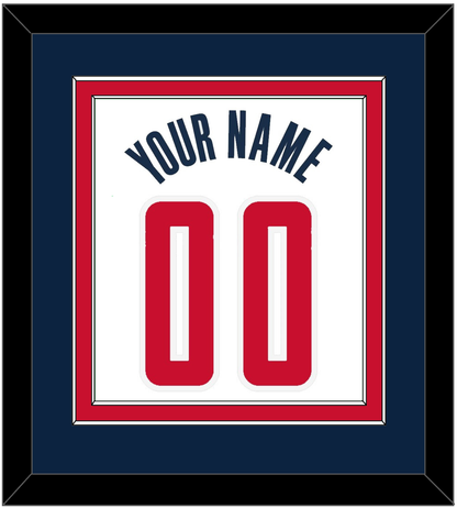 Washington Name & Number - White Association - Signature Tier 3