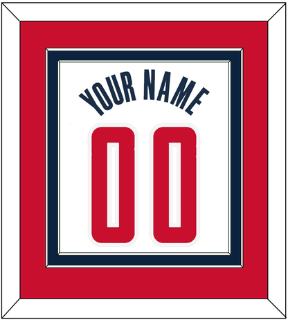Washington Name & Number - White Association - Signature Tier 4