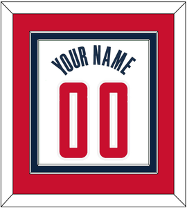 Washington Name & Number - White Association - Double Mat 4