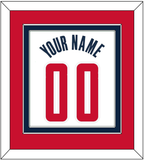 Washington Name & Number - White Association - Double Mat 4