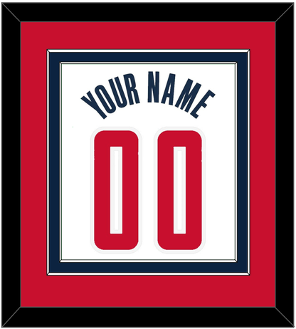 Washington Name & Number - White Association - Signature Tier 4