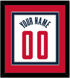 Washington Name & Number - White Association - Double Mat 4