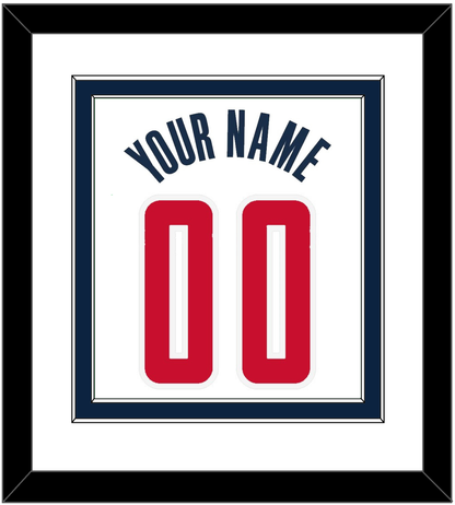 Washington Name & Number - White Association - Signature Tier 1