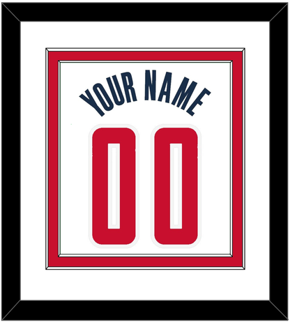 Washington Name & Number - White Association - Signature Tier 2