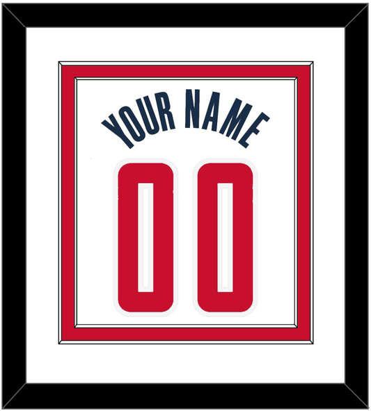 Washington Name & Number - White Association - Signature Tier 2