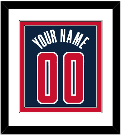 Washington Name & Number - Blue Icon - Signature Tier 1