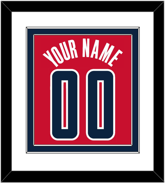 Washington Name & Number - Red Statement - Signature Tier 1