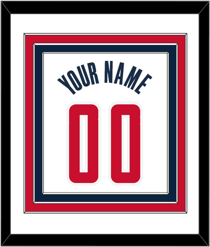 Washington Name & Number - White Association - Premier Tier 1