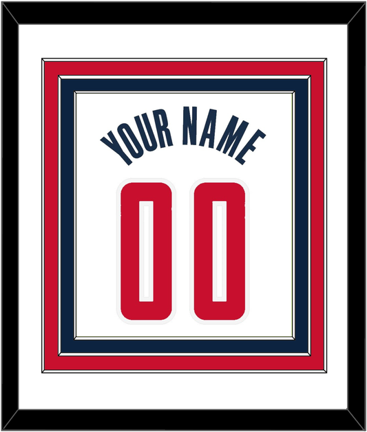 Washington Name & Number - White Association - Premier Tier 1