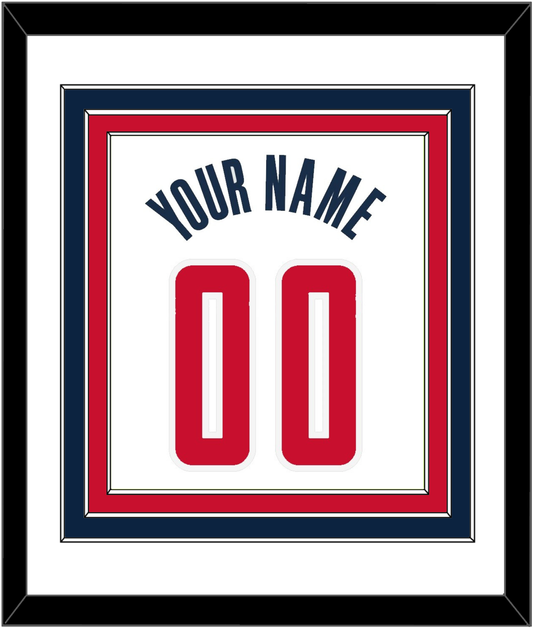 Washington Name & Number - White Association - Premier Tier 2