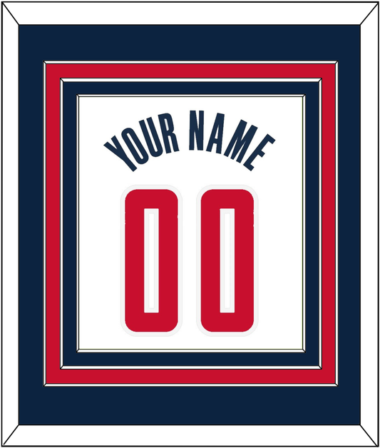 Washington Name & Number - White Association - Premier Tier 3