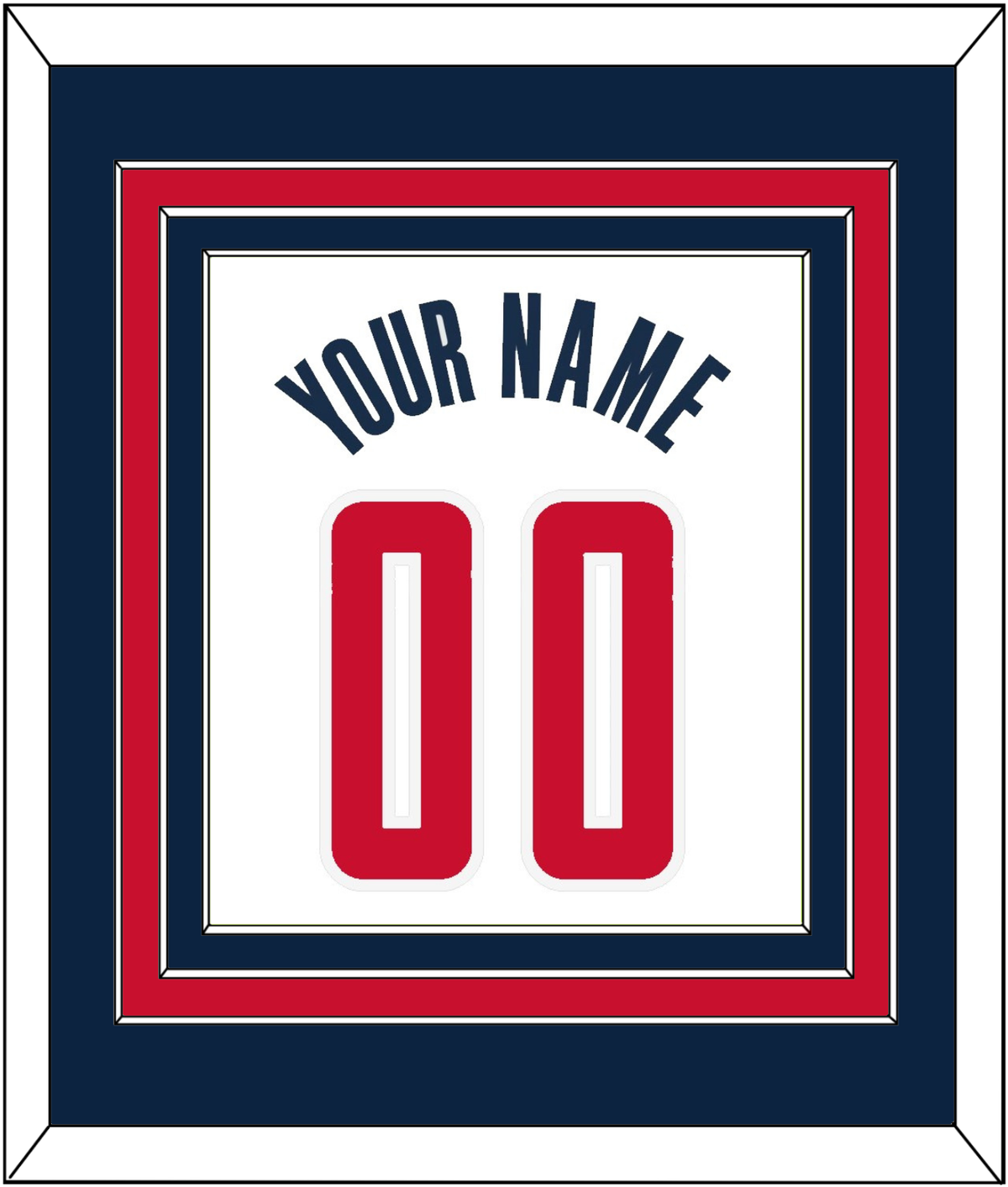 Washington Name & Full-Size Number - Combined