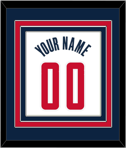 Washington Name & Number - White Association - Premier Tier 3