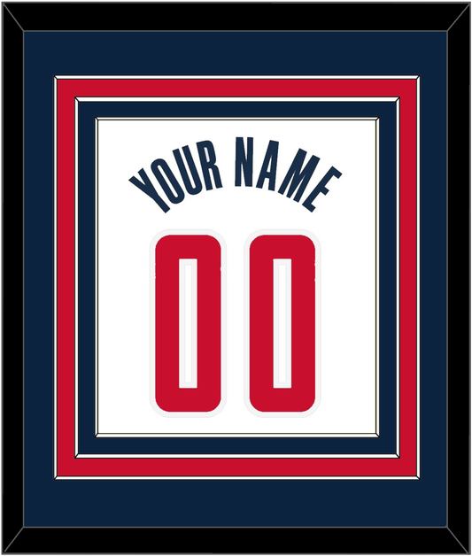 Washington Name & Number - White Association - Premier Tier 3