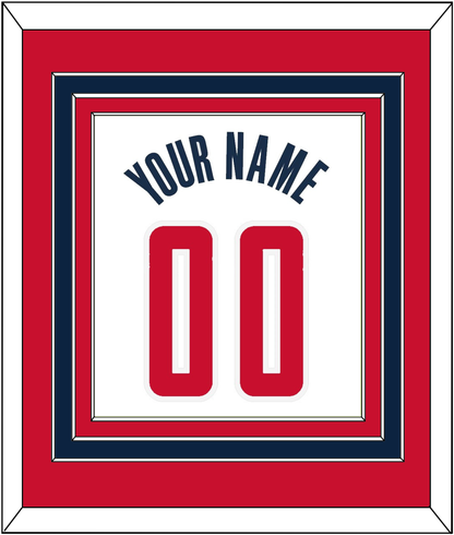 Washington Name & Number - White Association - Premier Tier 4