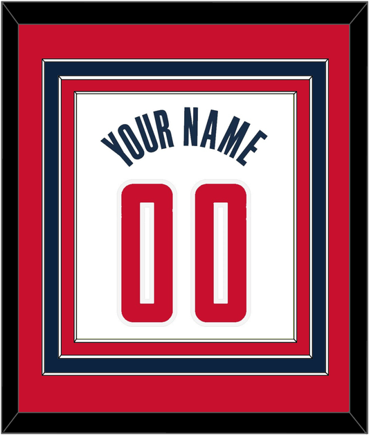 Washington Name & Number - White Association - Premier Tier 4
