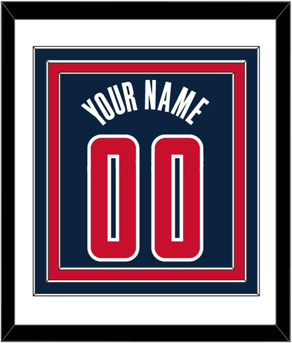 Washington Name & Number - Blue Icon - Premier Tier 1