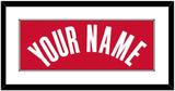 Washington Name - Red Statement - Single Mat 1