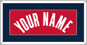 Washington Name - Red Statement - Single Mat 2