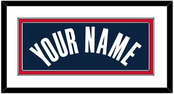 Washington Name - Blue Icon - Double Mat 1