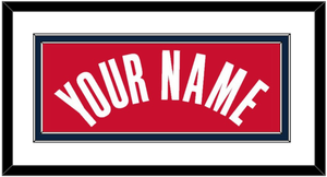 Washington Name - Red Statement - Double Mat 1