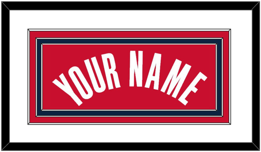 Washington Name - Red Statement - Premier Tier 1