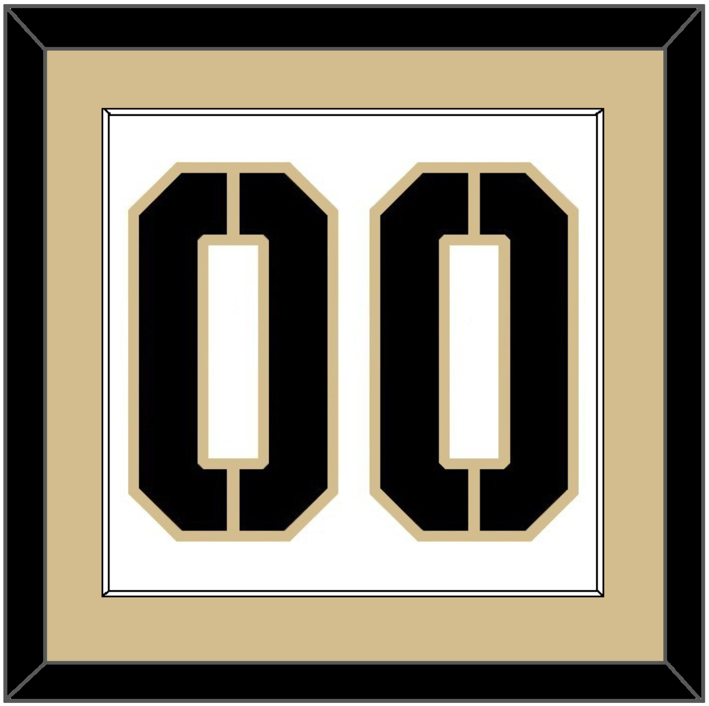 Army Hockey Number - Home White (2017-2018) - Essential Tier 2