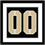 Army Hockey Number - Road Black (2017-2018) - Single Mat 1