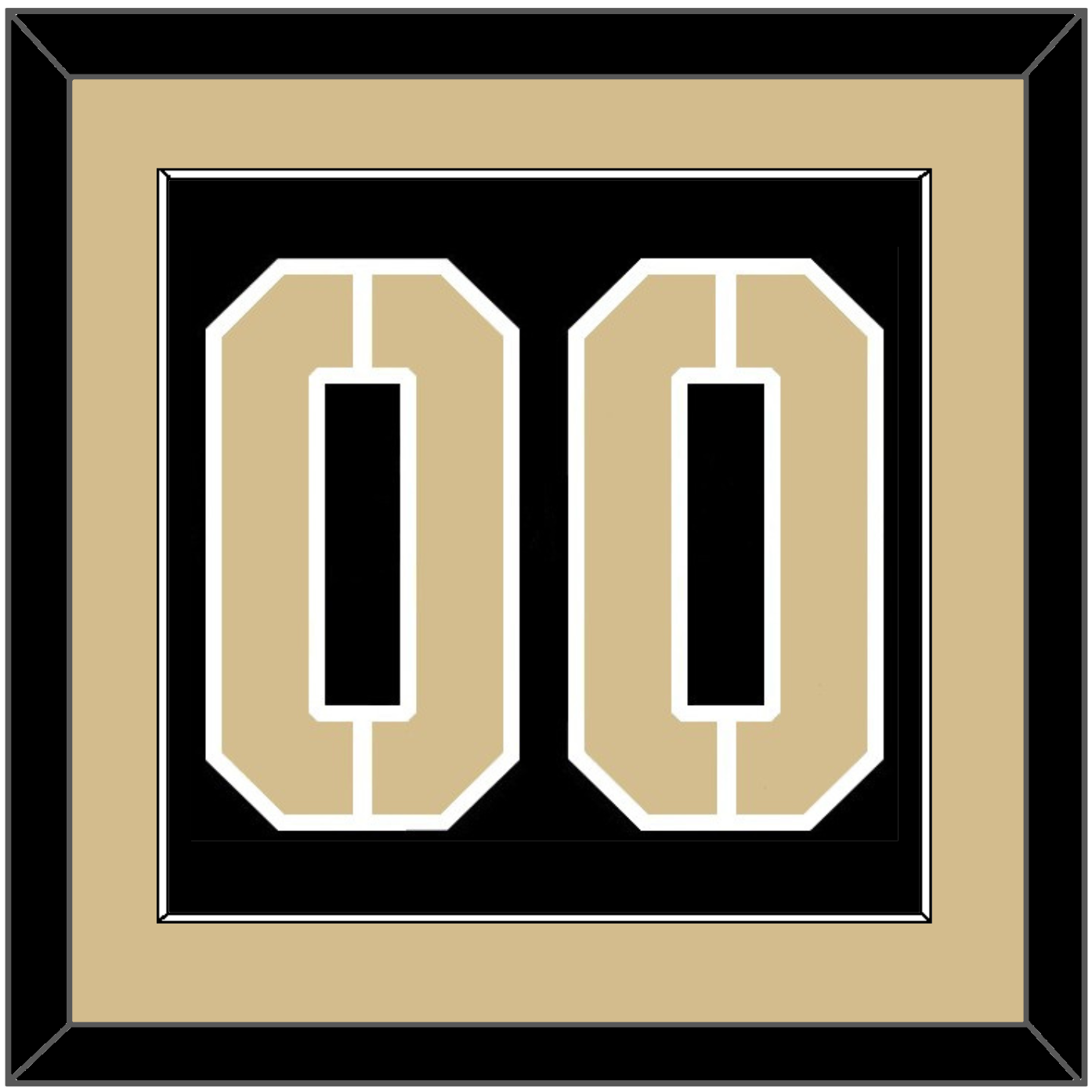 Army Hockey Number - Road Black (2017-2018) - Essential Tier 2