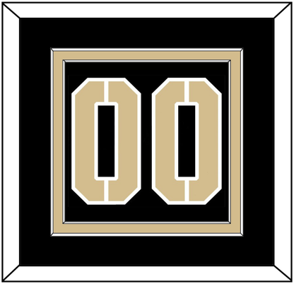 Army Hockey Number - Road Black (2017-2018) - Signature Tier 2