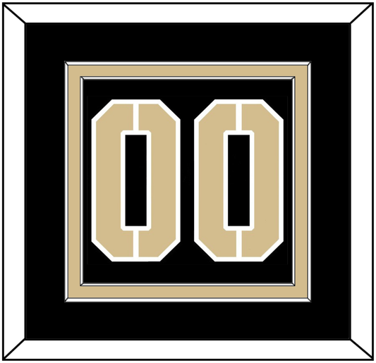 Army Hockey Number - Road Black (2017-2018) - Signature Tier 2