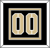 Army Hockey Number - Road Black (2017-2018) - Double Mat 2