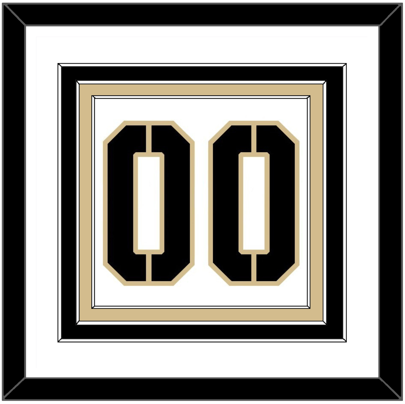 Army Hockey Number - Home White (2017-2018) - Premier Tier 1
