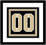 Army Hockey Number - Road Black (2017-2018) - Triple Mat 1