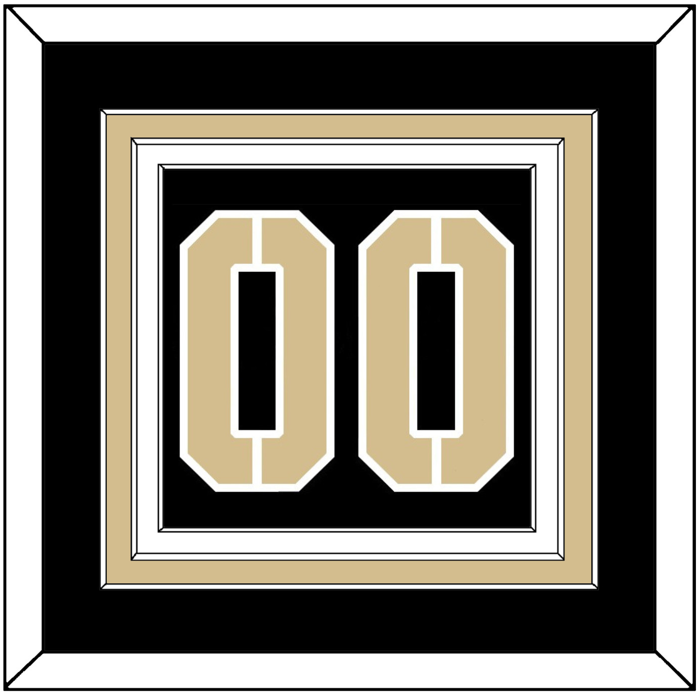 Army Hockey Number - Road Black (2017-2018) - Premier Tier 2