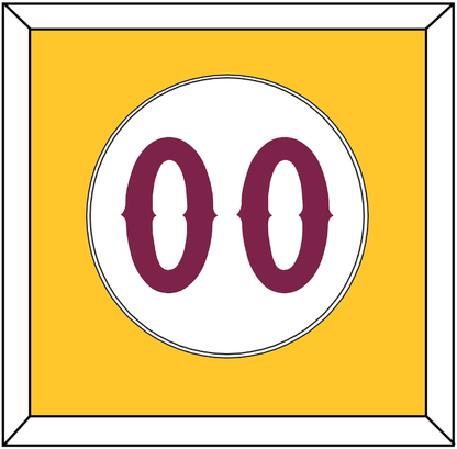 Arizona State Baseball Number - Home White - Essential Tier 1