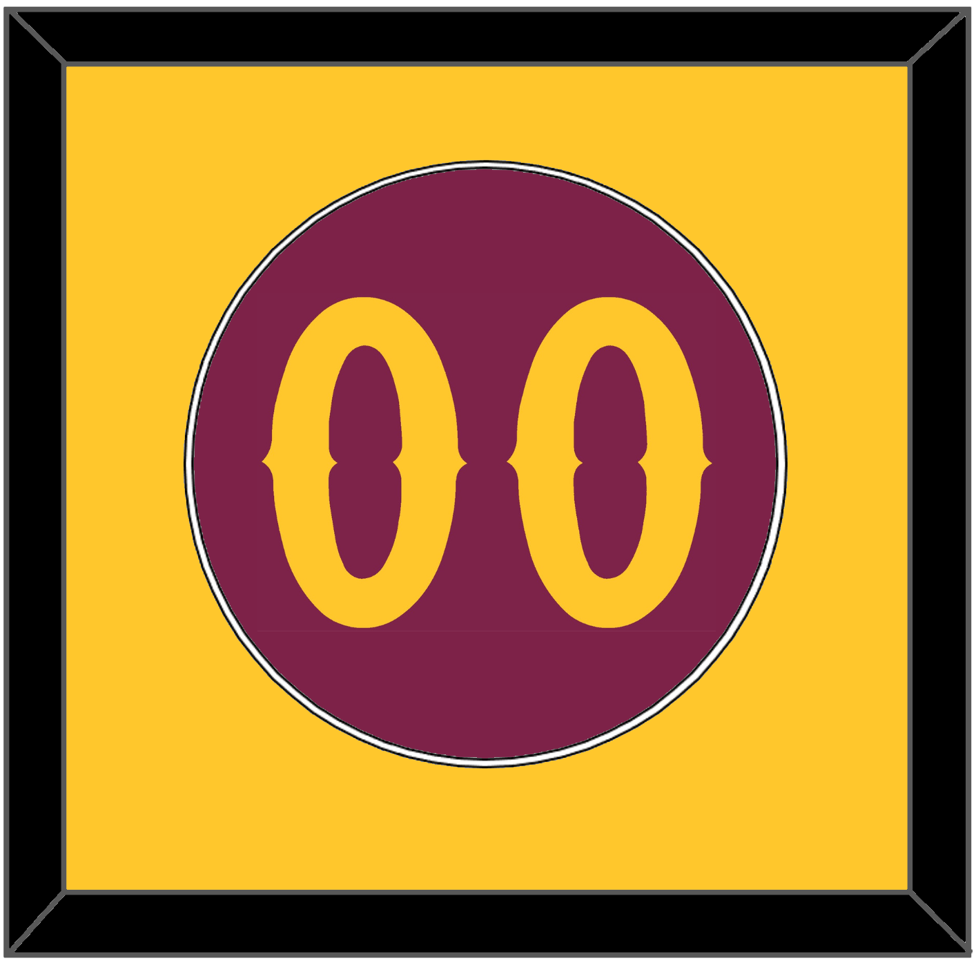 Arizona State Baseball Number - Alternate Maroon - Essential Tier 2