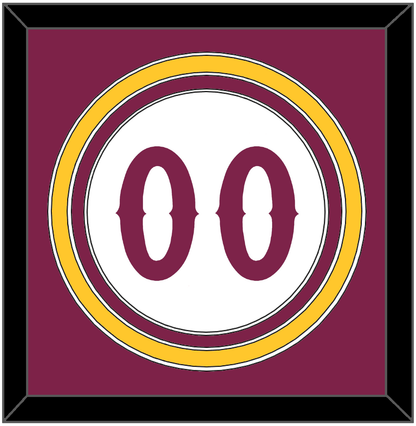 Arizona State Baseball Number - Home White - Premier Tier 2