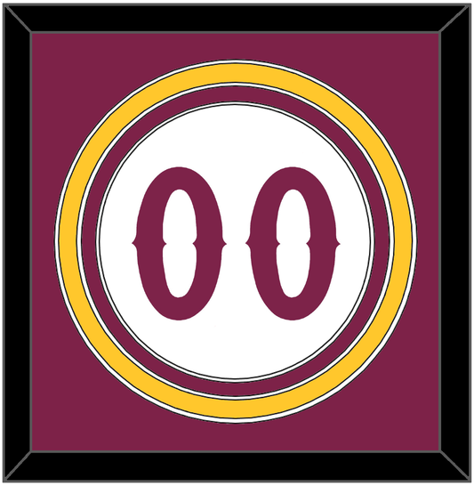 Arizona State Baseball Number - Home White - Premier Tier 2